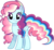 Size: 1145x1050 | Tagged: safe, artist:pandemiamichi, oc, oc only, pegasus, pony, female, magical lesbian spawn, mare, offspring, parent:pinkie pie, parent:rainbow dash, parents:pinkiedash, solo