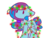 Size: 1024x768 | Tagged: safe, artist:naty7913, oc, oc only, oc:naty, pegasus, pony, chibi, christmas, christmas lights, female, holiday, mare, simple background, solo, transparent background