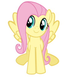 Size: 428x479 | Tagged: safe, artist:cynder511, fluttershy, pony, g4, female, mare, simple background, solo, spread wings, transparent background, wings