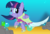 Size: 2400x1650 | Tagged: safe, artist:bladedragoon7575, twilight sparkle, alicorn, pony, g4, bubble, clothes, coronation dress, dress, female, holding breath, mare, solo, twilight sparkle (alicorn), underwater