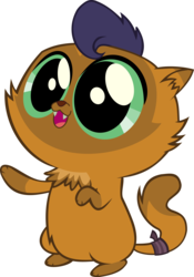 Size: 3257x4665 | Tagged: safe, artist:magpie-pony, artist:red4567, capper dapperpaws, abyssinian, cat, g4, my little pony: the movie, capperbetes, chest fluff, cute, kitten, male, simple background, solo, transparent background, vector, younger