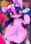 Size: 2893x4092 | Tagged: safe, alternate version, artist:ahekao, twilight sparkle, pony, unicorn, comic:the most powerful adventure, g4, big ears, blushing, cute, ear fluff, featureless crotch, female, floppy ears, human shoulders, looking at you, mare, on back, solo, the most biggest adventure, twiabetes, underhoof