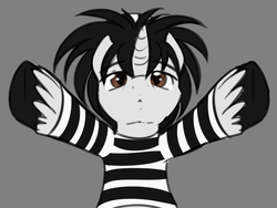 Size: 1600x1200 | Tagged: safe, artist:jcosneverexisted, oc, oc only, oc:creative flair, adventures of flair, clothes, hug, kissing, male, prison outfit, prison stripes, solo