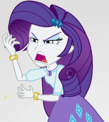 Size: 636x717 | Tagged: safe, screencap, rarity, equestria girls, equestria girls specials, g4, mirror magic, angry, clothes, cropped, faic, female, geode of shielding, marshmelodrama, rarity being rarity, skirt, solo
