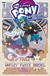 Size: 1054x1600 | Tagged: safe, artist:tony fleecs, idw, pony of shadows, star swirl the bearded, stygian, pony, unicorn, g4, legends of magic #12, my little pony: friendship is magic, my little pony: legends of magic, shadow play, spoiler:comic, cover, finale, male, stallion