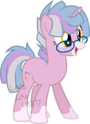 Size: 1205x1668 | Tagged: safe, artist:lovelikelies, oc, oc only, oc:star spiral, pony, unicorn, base used, glasses, markings, next generation, offspring, parent:sunburst, parent:twilight sparkle, parents:twiburst