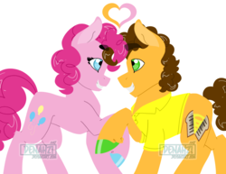 Size: 3300x2550 | Tagged: safe, artist:denahzi, cheese sandwich, pinkie pie, g4, female, high res, male, ship:cheesepie, shipping, straight