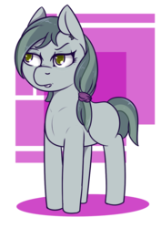 Size: 706x1000 | Tagged: safe, artist:lazerblues, oc, oc only, oc:purity quartz, pony, satyr, offspring, parent:marble pie, ponified, ponified satyr, satyr general, solo, species swap