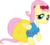 Size: 6080x5464 | Tagged: safe, artist:deyrasd, fluttershy, pegasus, pony, g4, absurd resolution, alternate hairstyle, clothes, cosplay, costume, dress, female, folded wings, looking at you, mare, raised hoof, simple background, smiling, snow white, solo, transparent background, vector