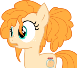 Size: 4656x4113 | Tagged: safe, artist:frownfactory, pear butter, earth pony, pony, g4, the perfect pear, .svg available, absurd resolution, cutie mark, female, mare, simple background, solo, svg, teenager, transparent background, vector