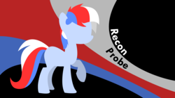 Size: 6000x3375 | Tagged: safe, artist:reconprobe, oc, oc only, oc:recon probe, pony, female, mare, simple background, solo