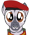 Size: 4424x5000 | Tagged: safe, artist:aaronmk, oc, oc only, pony, zebra, absurd resolution, beret, burkina faso, clothes, hat, looking at you, male, ponified, simple background, smiling, solo, stallion, thomas sankara, transparent background, uniform, zebrafied