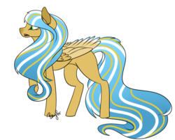 Size: 939x755 | Tagged: safe, artist:baylor-san, oc, oc only, pegasus, pony, female, mare, simple background, solo, transparent background
