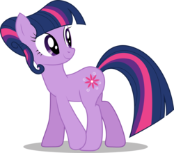 Size: 3241x2848 | Tagged: safe, artist:infinitewarlock, twilight sparkle, oc, oc:twilight song, earth pony, pony, the flutterby effect, g4, alternate cutie mark, alternate hairstyle, alternate universe, earth pony twilight, female, high res, hilarious in hindsight, mare, race swap, simple background, solo, transparent background