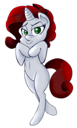 Size: 1345x2222 | Tagged: safe, artist:catlion3, oc, oc only, oc:redelina, pony, unicorn, 2018 community collab, derpibooru community collaboration, bipedal, simple background, transparent background