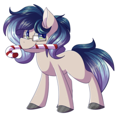 Size: 867x827 | Tagged: safe, artist:jetjetj, oc, oc only, earth pony, pony, candy, candy cane, food, glasses, hooves, male, simple background, solo, stallion, transparent background