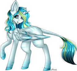Size: 1024x940 | Tagged: safe, artist:ohflaming-rainbow, oc, oc only, oc:inky days, alicorn, pony, female, mare, simple background, solo, transparent background