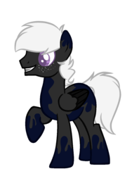 Size: 900x1200 | Tagged: safe, artist:person8149, oc, oc only, oc:eclipse, pegasus, pony, male, raised hoof, simple background, solo, stallion, transparent background
