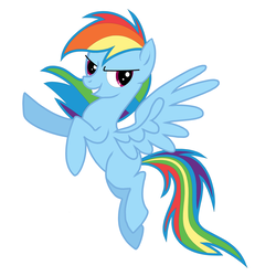 Size: 5000x5000 | Tagged: safe, artist:racquel-silverspirit, rainbow dash, pony, g4, absurd resolution, female, simple background, solo, white background