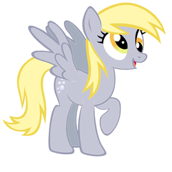 Size: 5000x5000 | Tagged: safe, artist:racquel-silverspirit, derpy hooves, pony, g4, absurd resolution, female, simple background, solo, white background