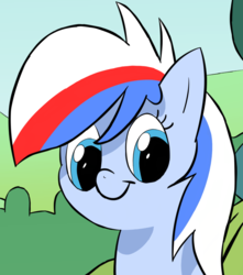 Size: 822x931 | Tagged: safe, artist:reconprobe, oc, oc only, oc:recon probe, earth pony, pony, :t, cute, female, looking at you, mare, smiling, solo