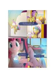 Size: 3541x5016 | Tagged: safe, artist:gashiboka, pinkie pie, princess gold lily, twilight sparkle, oc, alicorn, earth pony, pony, comic:recall the time of no return, g4, absurd resolution, butt, comic, female, goldbutt, imminent death, male, mare, plot, stallion, twilight sparkle (alicorn)