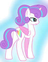 Size: 808x1048 | Tagged: safe, artist:rainbows-skies, princess flurry heart, pony, g4, female, older, solo