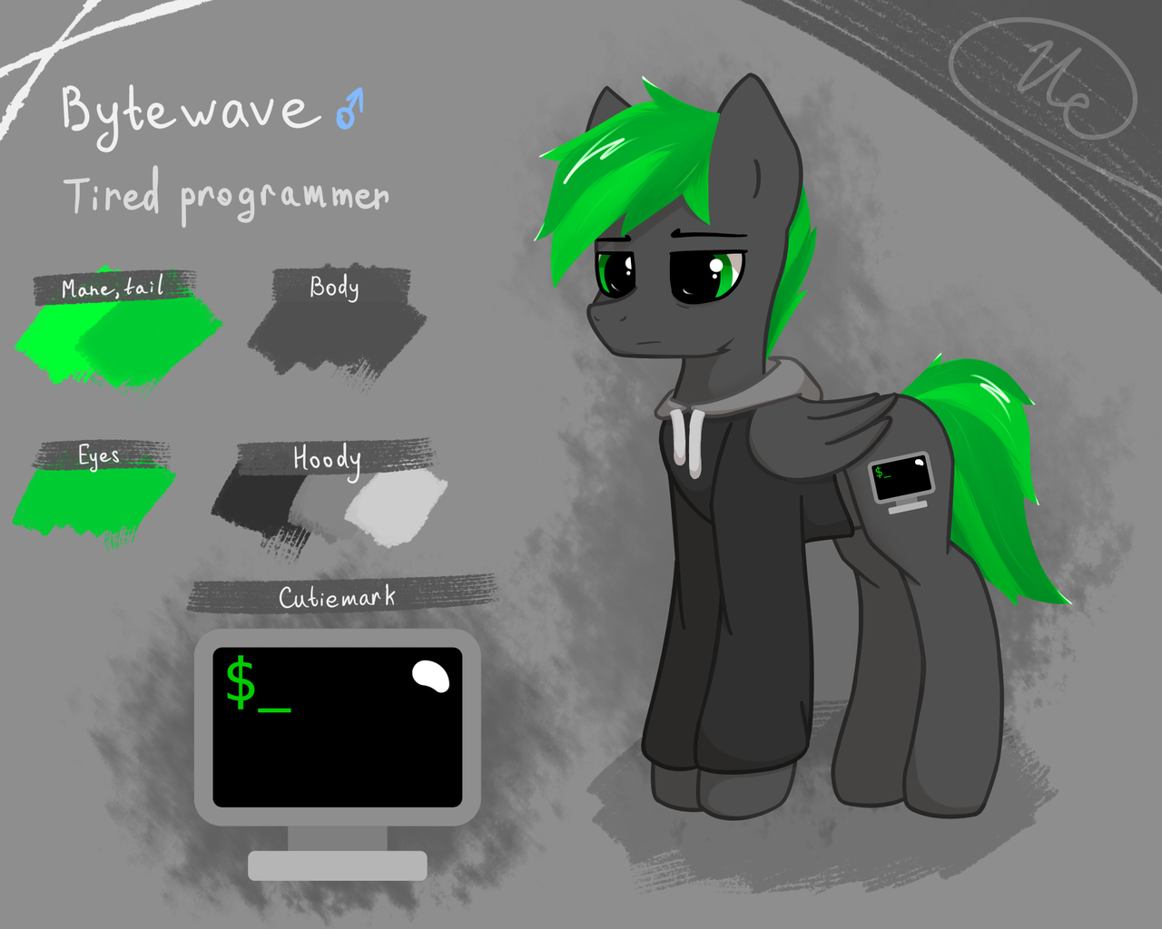 Safe Artist Keupoz Oc Oc Only Oc Bytewave Pony Clothes Reference Sheet Simple