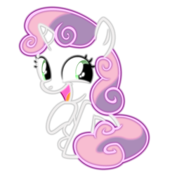 Size: 5873x6062 | Tagged: safe, artist:stay gold, sweetie belle, pony, g4, absurd resolution, female, looking at you, simple background, solo, transparent background