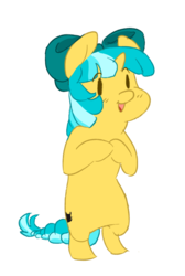 Size: 1309x1946 | Tagged: safe, artist:maxiima, oc, oc only, oc:ducky ink, pony, unicorn, bipedal, bow, braided tail, hair bow, simple background, transparent background