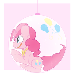 Size: 1600x1575 | Tagged: safe, artist:eivilpotter, pinkie pie, earth pony, pony, g4, female, mare, ornament, smiling, solo