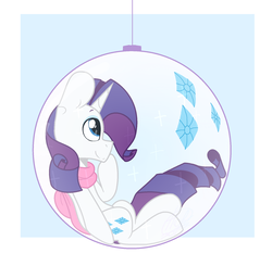 Size: 1600x1488 | Tagged: safe, artist:eivilpotter, rarity, pony, unicorn, g4, clothes, female, mare, ornament, scarf, smiling, solo