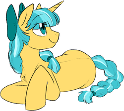 Size: 535x481 | Tagged: safe, artist:the-chibster, oc, oc only, oc:ducky ink, pony, unicorn