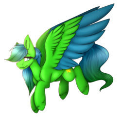 Size: 827x829 | Tagged: safe, artist:umiimou, oc, oc only, oc:sunshine heart, pegasus, pony, colored wings, female, mare, multicolored wings, simple background, solo, transparent background