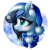 Size: 1000x1000 | Tagged: safe, artist:vird-gi, oc, oc only, oc:icy snow, pony, bow, bust, christmas, colored pupils, commission, digital art, holiday, portrait, solo