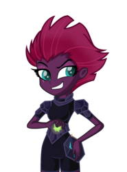 Size: 600x809 | Tagged: safe, artist:dianamur, tempest shadow, human, equestria girls, g4, my little pony: the movie, equestria girls-ified, female, obsidian orb