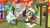 Size: 1280x720 | Tagged: safe, screencap, discord, draconequus, discordant harmony, g4, book, cloud, discord's house, duo, fetal position, flying napkin, lava, male, napkin, newspaper, self paradox, tentacle plant, tree