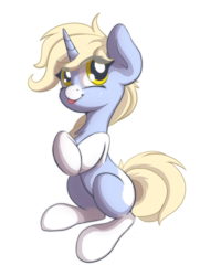 Size: 1758x2422 | Tagged: safe, artist:sharemyshipment, oc, oc only, oc:nootaz, pony, unicorn, chest fluff, female, mlem, silly, simple background, smiling, solo, tongue out, transparent background