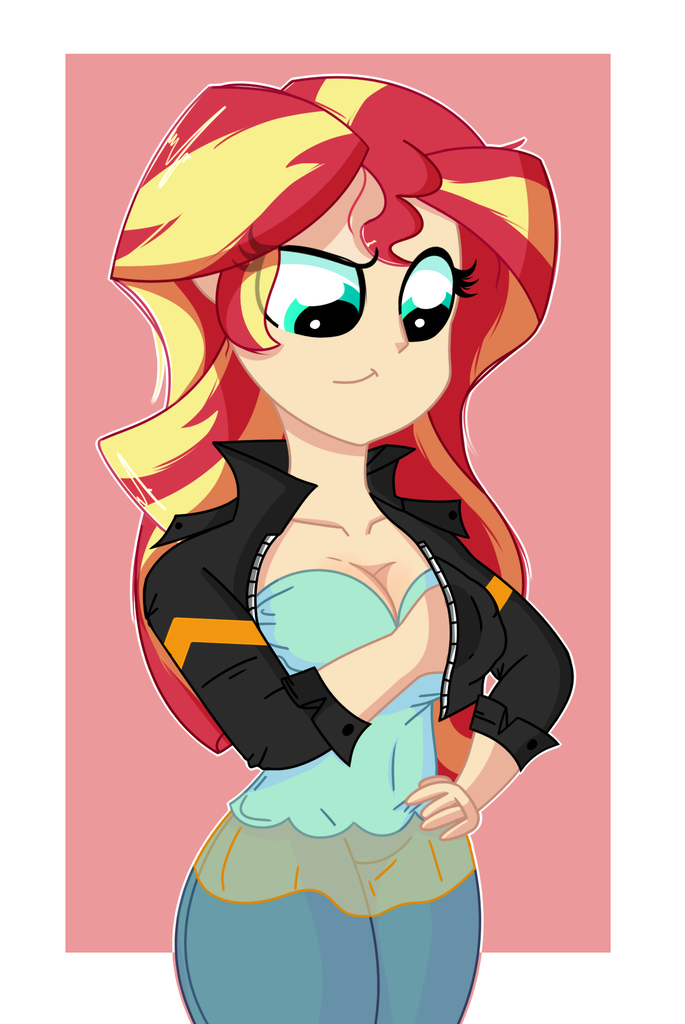 #1614450 - suggestive, artist:pastelhorses, sunset shimmer, equestria