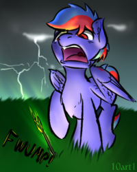 Size: 1040x1300 | Tagged: safe, artist:10art1, oc, oc only, oc:moonburst, pony, arrow, male, scared, sketch, solo, wings
