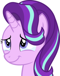 Size: 3578x4500 | Tagged: safe, artist:slb94, starlight glimmer, pony, unicorn, g4, crying, cute, female, glimmerbetes, lidded eyes, mare, simple background, smiling, solo, tears of joy, teary eyes, transparent background, vector