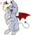 Size: 545x621 | Tagged: safe, artist:nootaz, oc, oc only, oc:nootaz, demon pony, devil, devil horns, evil laugh, simple background, species swap, transparent background