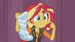 Size: 1920x1091 | Tagged: safe, screencap, sunset shimmer, equestria girls, g4, my little pony equestria girls: better together, my little pony equestria girls: choose your own ending, rarity investigates: the case of the bedazzled boot, boots, female, shoes, solo