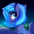 Size: 590x590 | Tagged: safe, artist:aureai, princess luna, alicorn, firefly (insect), pony, g4, bust, chest fluff, cute, ear fluff, female, filly, happy, looking at you, looking back, looking back at you, lunabetes, night, s1 luna, sketch, smiling, solo, spread wings, starry night, stars, wing fluff, wings, woona, younger