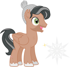 Size: 5233x4797 | Tagged: safe, artist:jitterbases, artist:napalmdrinker, oc, oc only, oc:rough winds, pegasus, pony, absurd resolution, adopted offspring, base used, male, parent:rainbow dash, simple background, solo, stallion, transparent background