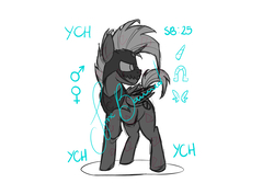 Size: 3000x2000 | Tagged: safe, artist:syncbanned, oc, oc only, pony, commission, commission info, high res, hunter, solo, ych example, your character here