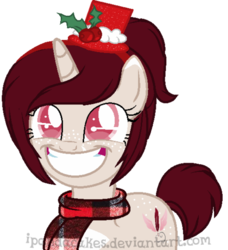 Size: 477x524 | Tagged: safe, artist:ipandacakes, oc, oc only, oc:pancake, pony, unicorn, clothes, female, mare, scarf, simple background, solo, transparent background