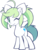 Size: 1304x1717 | Tagged: safe, artist:rvceric, oc, oc only, oc:emerald green, earth pony, pony, 2018 community collab, derpibooru community collaboration, one eye closed, ponytail, simple background, transparent background, wink