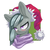 Size: 3000x3000 | Tagged: safe, artist:kaikoinu, artist:thepolymath, edit, marble pie, earth pony, pony, g4, blushing, bust, christmas, clothes, cute, female, hat, high res, holiday, looking away, mare, nervous, portrait, santa hat, scarf, shy, simple background, solo, white background