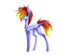 Size: 2127x1629 | Tagged: safe, artist:hyshyy, oc, oc only, pegasus, pony, female, mare, simple background, solo, tongue out, transparent background